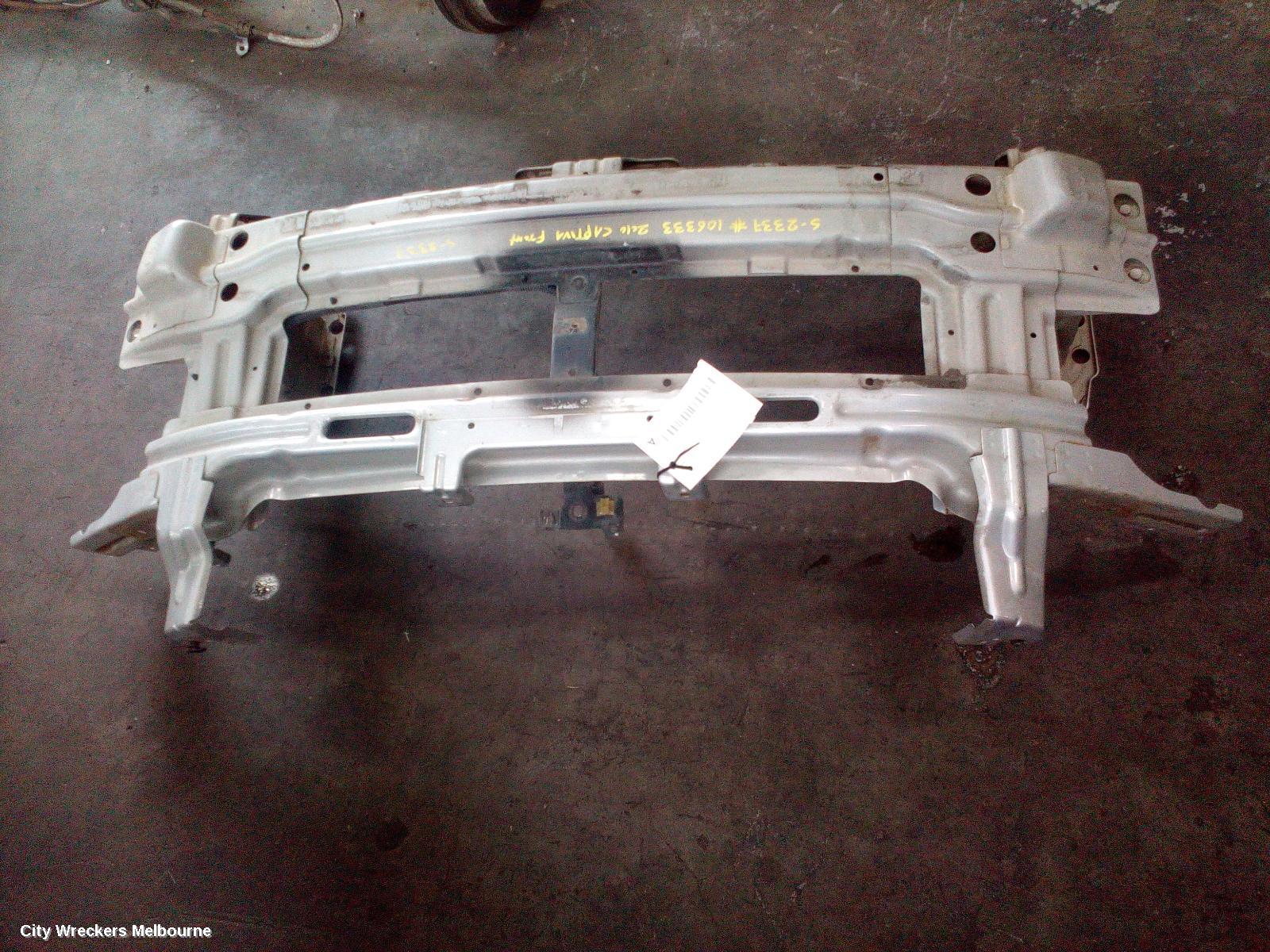 HOLDEN CAPTIVA F/BAR REINFORC/BRACK, STEEL BOLT ON BRACKET GUARD TO RADIATOR SUPPORT, CG, CX/LX/SX/CAPTIVA 7, 09/2006 - 02/2011