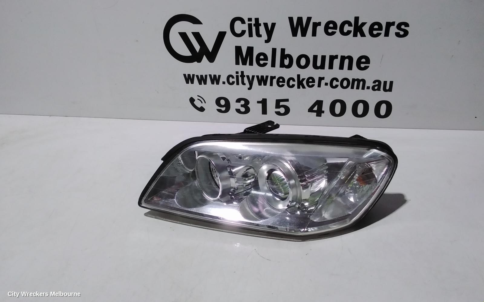 HOLDEN CAPTIVA LEFT HEADLAMP, CG, CX/LX/SX/CAPTIVA 7 (4TH VIN = C), CHROME INNER TYPE, 09/2006 - 02/2011