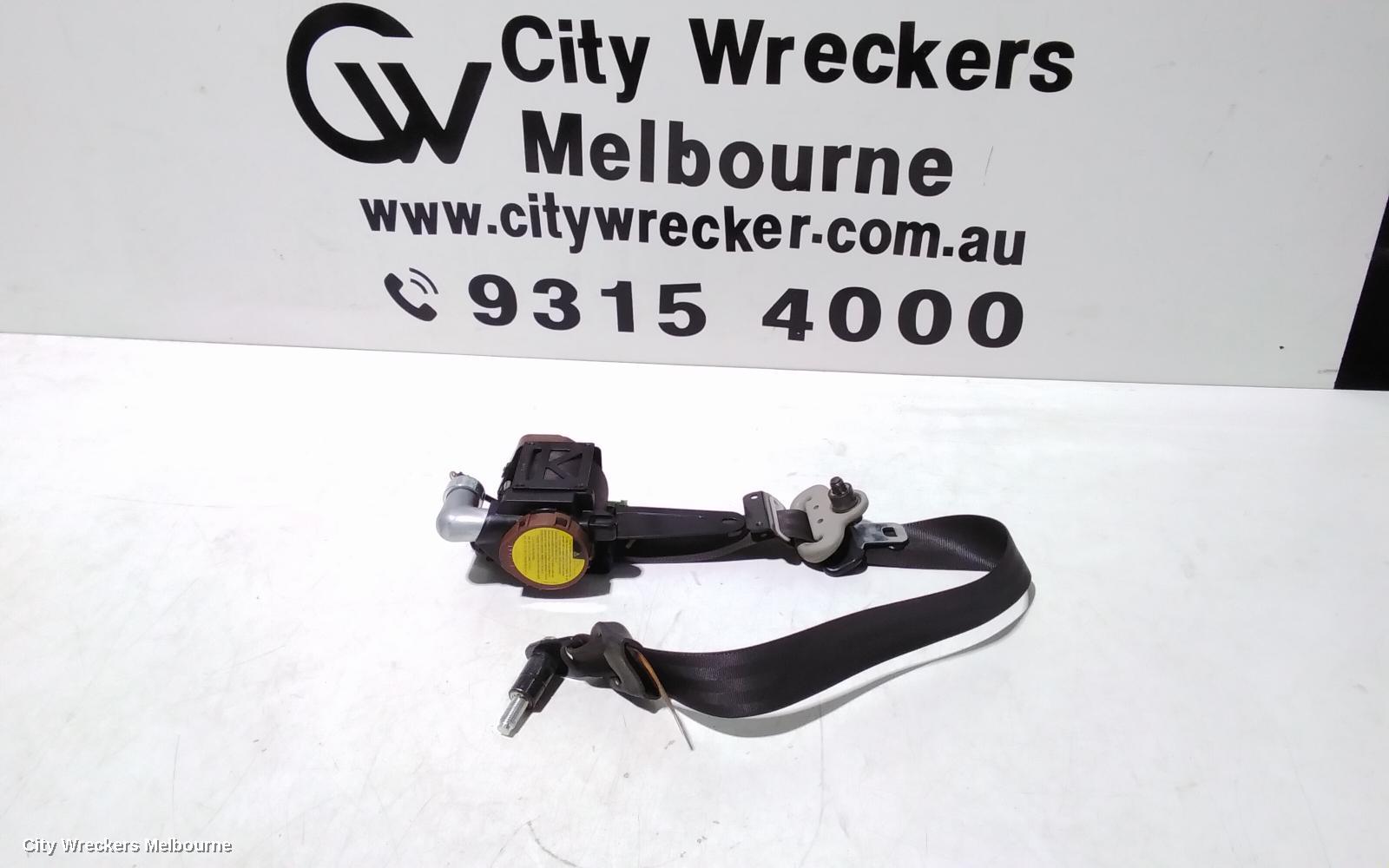 HOLDEN CAPTIVA SEATBELT/STALK, LH FRONT, SEAT BELT STALK ONLY, CG, NON-PRETENSIONER TYPE, 09/2006 - 02/2011