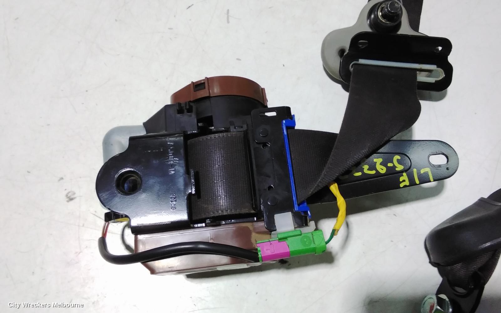 HOLDEN CAPTIVA SEATBELT/STALK, LH FRONT, SEAT BELT STALK ONLY, CG, NON-PRETENSIONER TYPE, 09/2006 - 02/2011