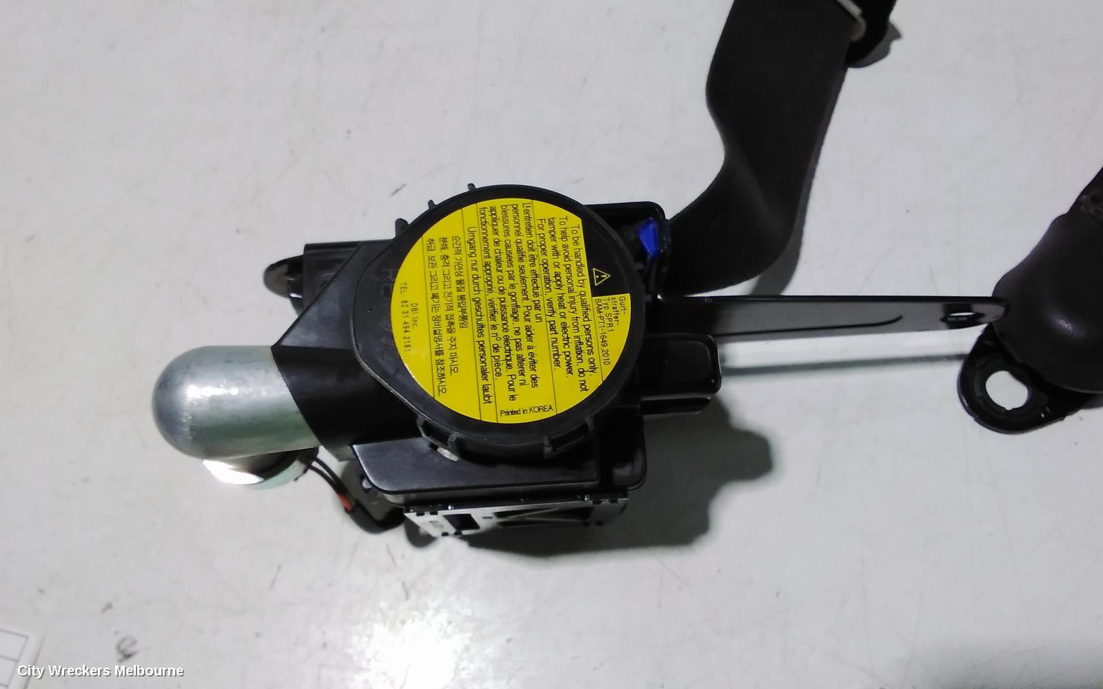 HOLDEN CAPTIVA SEATBELT/STALK, RH FRONT, SEAT BELT STALK ONLY, CG, NON-PRETENSIONER TYPE, 09/2006 - 02/2011