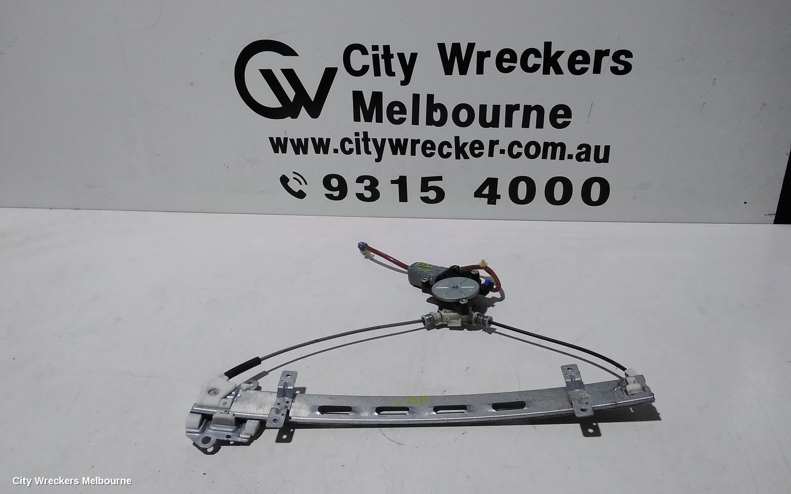 HONDA CIVIC LEFT FRONT WINDOW REG/MOTOR, 7TH GEN, POWER, SEDAN, 11/2000 - 12/2005