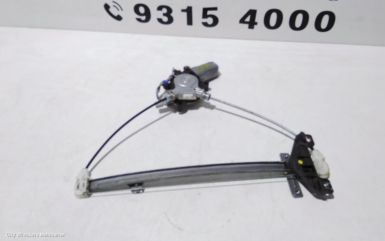 HONDA CIVIC LEFT REAR WND REG/MOTOR, 7TH GEN, POWER, SEDAN, 11/2000 - 12/2005