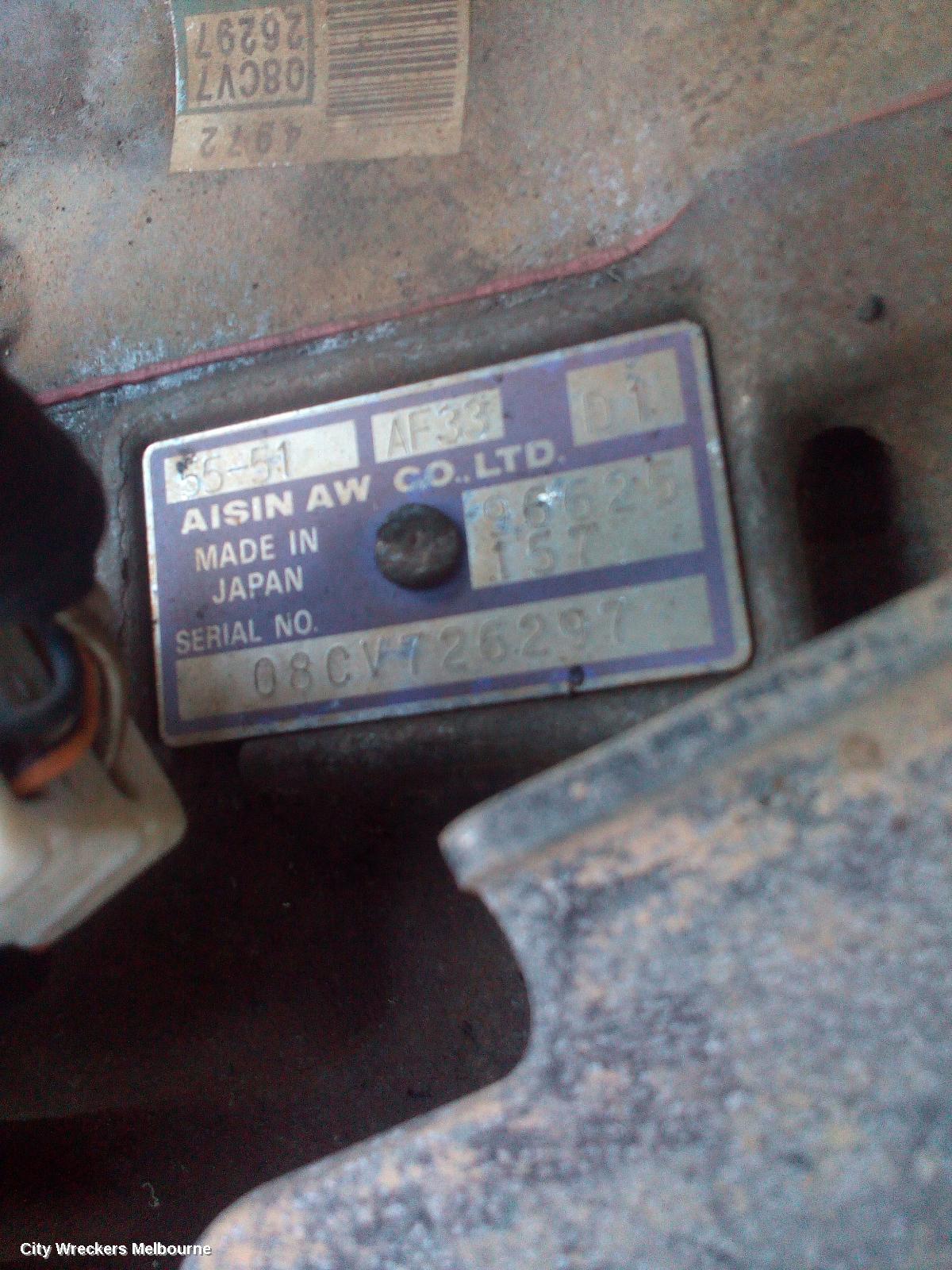 HOLDEN CAPTIVA TRANS/GEARBOX, AUTO, FWD, DIESEL, 2.0, TURBO, CG, 09/2006 - 02/2011