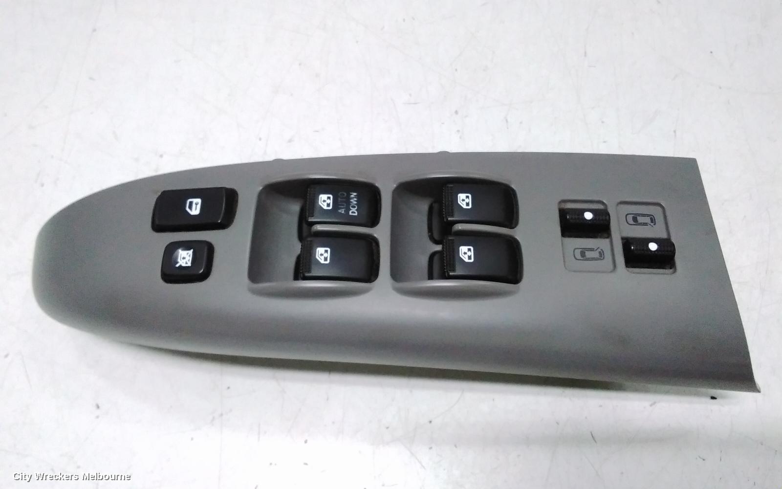 KIA CARNIVAL/GRAND CARNIVAL PWR DR WIND SWITCH, RH FRONT (MASTER SWITCH), W/ POWER SLIDE REAR DOORS TYPE, VQ, 12/2005 - 12/2014