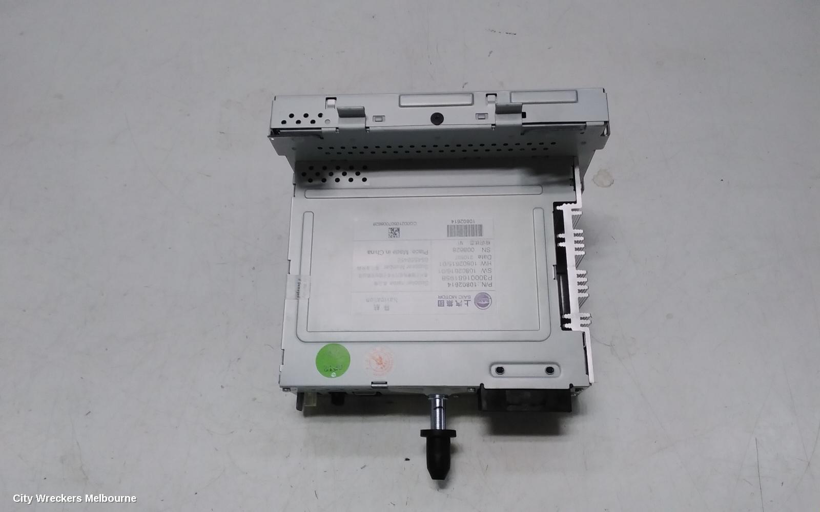 MG MG3 RADIO/CD/DVD/SAT/TV, DISPLAY/HEAD UNIT, 8IN DISPLAY, W/ SAT NAV TYPE, SZP1, 06/2018 ONWARDS
