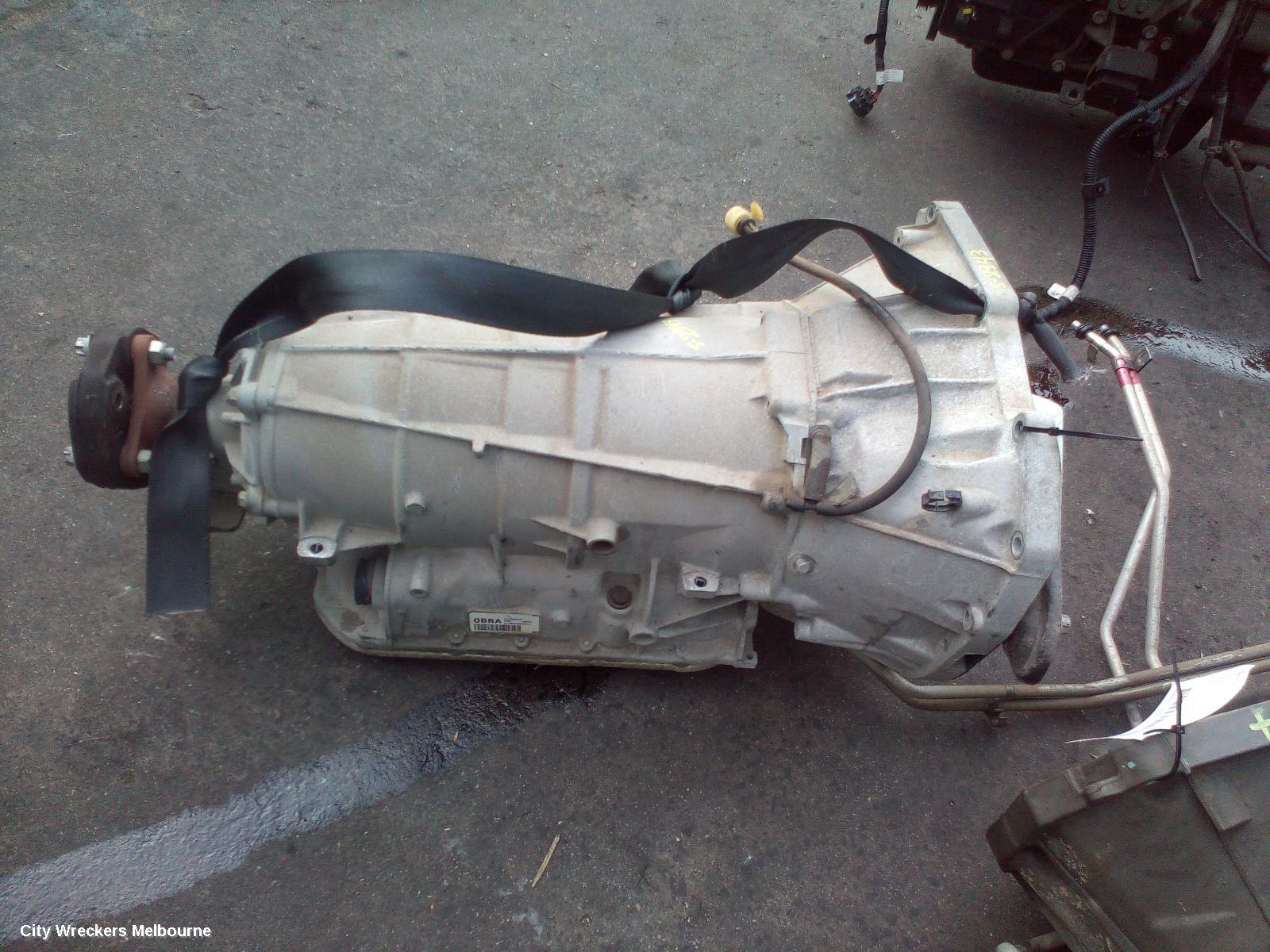HOLDEN COMMODORE TRANS/GEARBOX, AUTO, 3.6, LLT ENG, MYB, 1BWA TAG, VE, 08/2009 - 04/2013