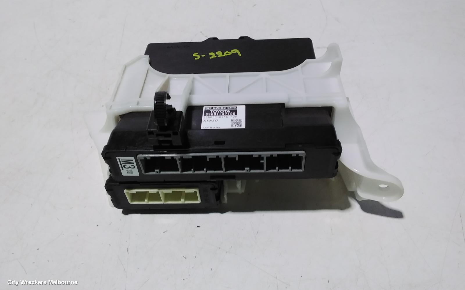 TOYOTA PRIUS ECU, ZVW30R, POWER MANAGEMENT MODULE, P/N 89681-47100, 07/2009 - 12/2015