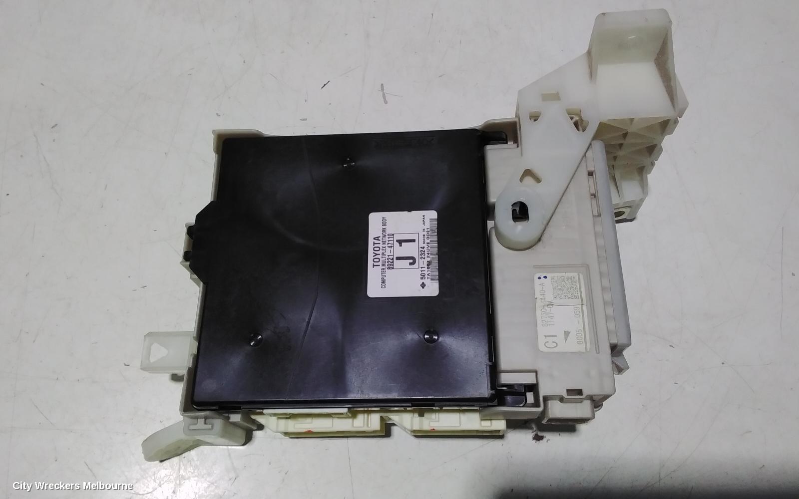 TOYOTA PRIUS ECU, ZVW30R, ENGINE ECU, 1.8, 2ZR-FXE, P/N 89661-47410, ECU ONLY, 07/2009 - 12/2015