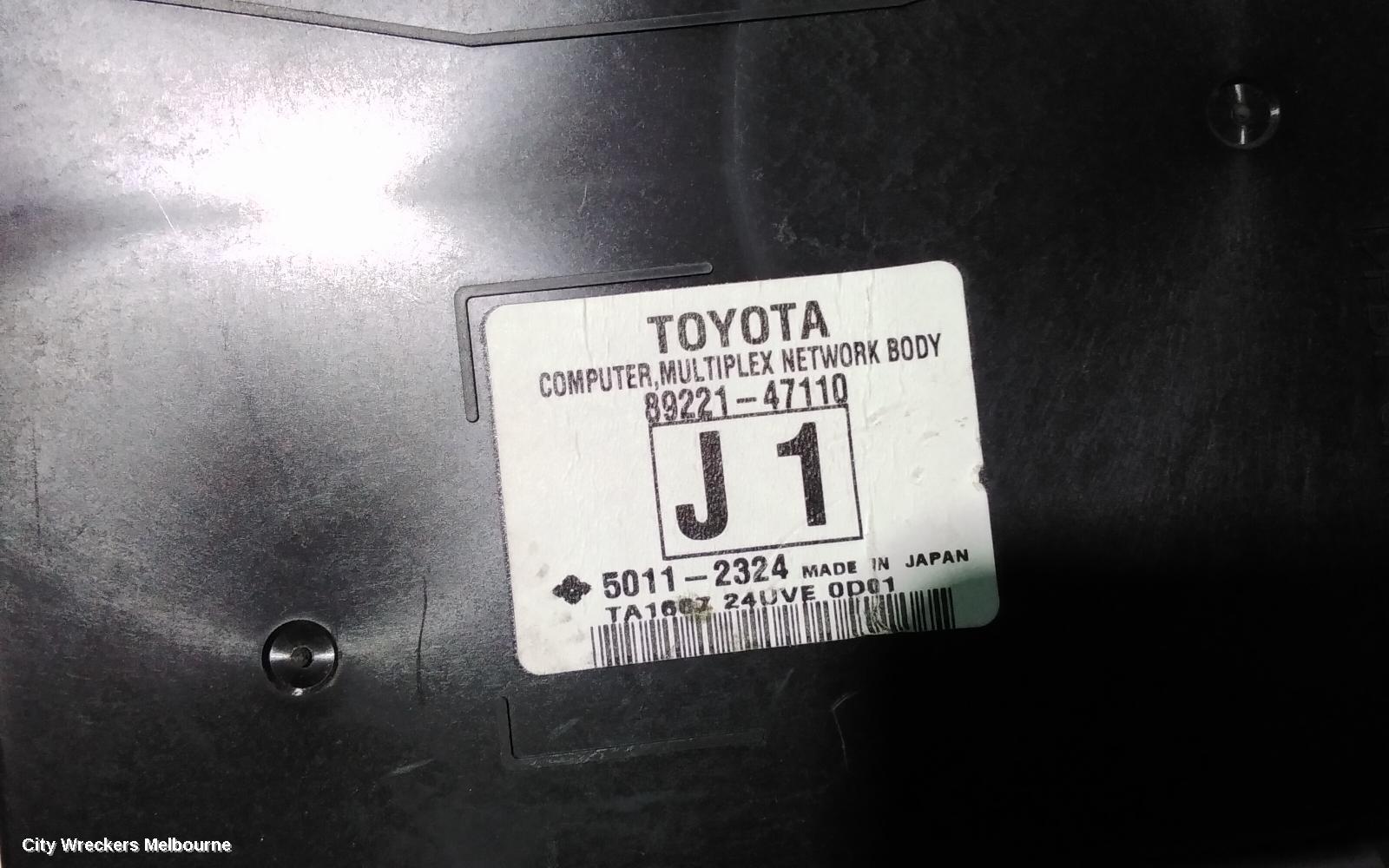 TOYOTA PRIUS ECU, ZVW30R, ENGINE ECU, 1.8, 2ZR-FXE, P/N 89661-47410, ECU ONLY, 07/2009 - 12/2015