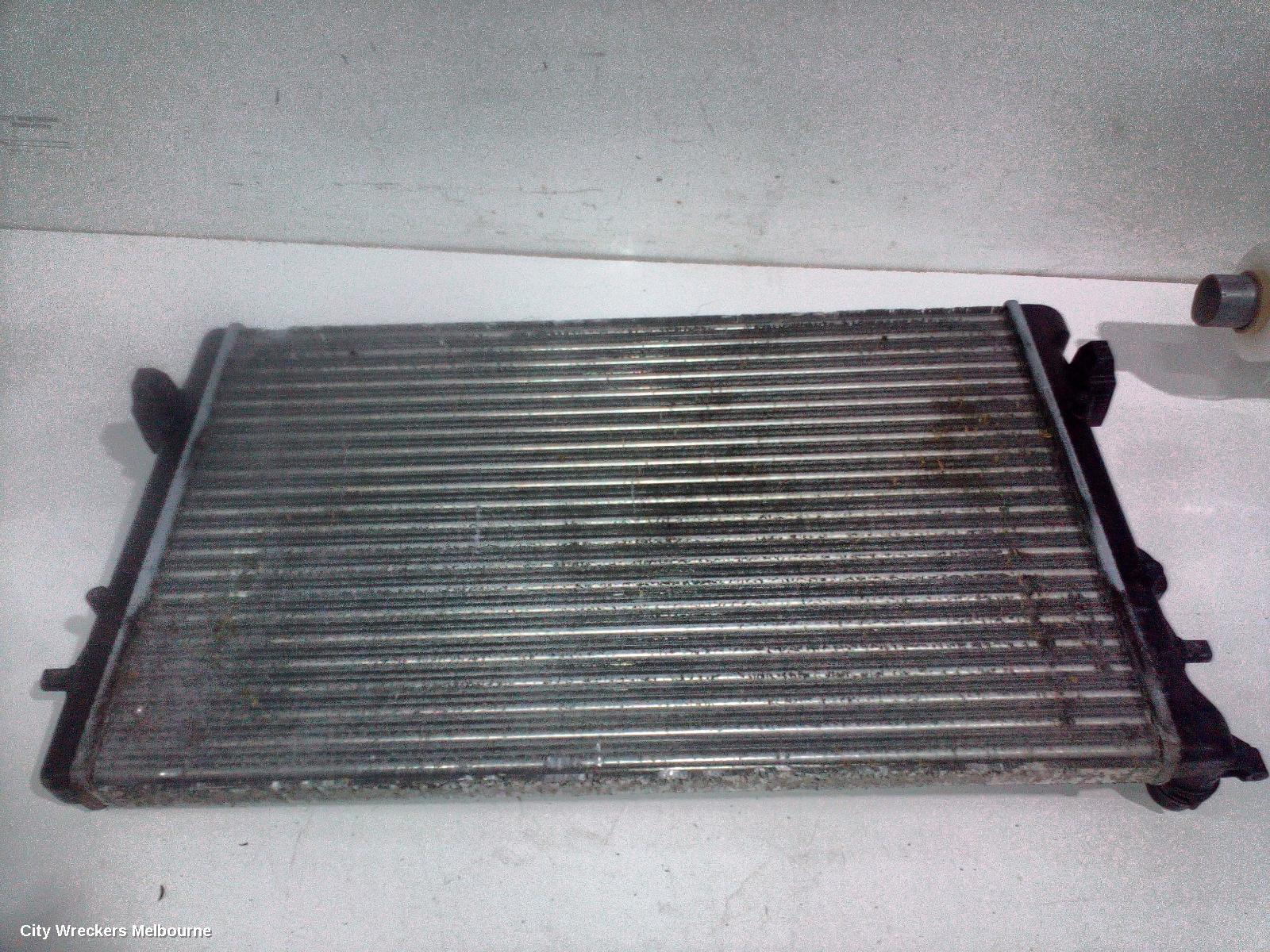 VOLKSWAGEN GOLF RADIATOR, MANUAL T/M, GEN 4, 09/1998 - 04/2004 (AUS ONLY)