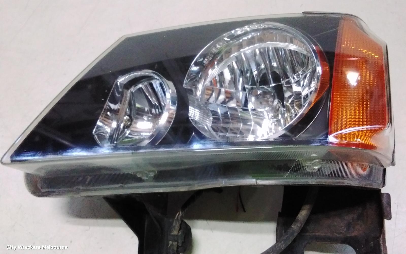 HOLDEN COLORADO LEFT HEADLAMP, RC, 05/2008 - 12/2011