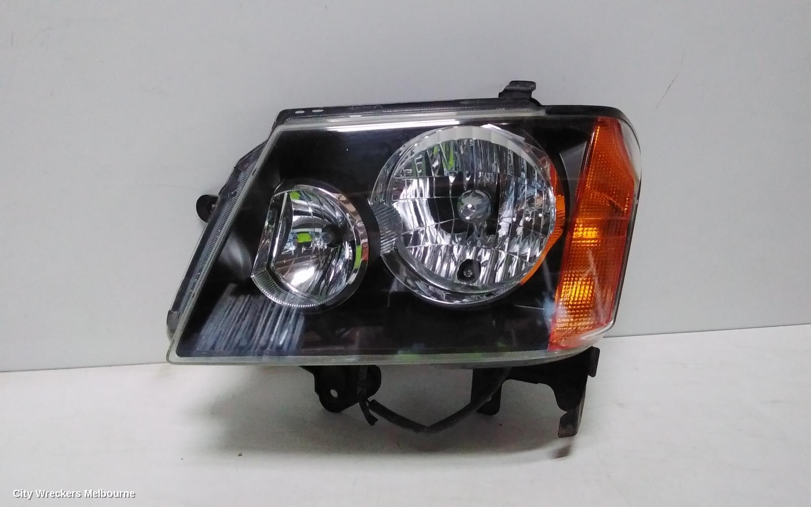 HOLDEN COLORADO LEFT HEADLAMP, RC, 05/2008 - 12/2011
