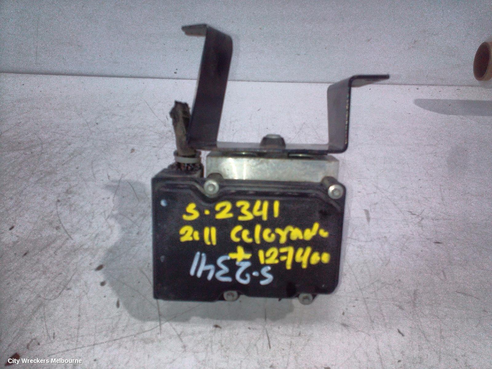 HOLDEN COLORADO ABS PUMP/MODULATOR, RC, DIESEL, 05/2008 - 12/2011