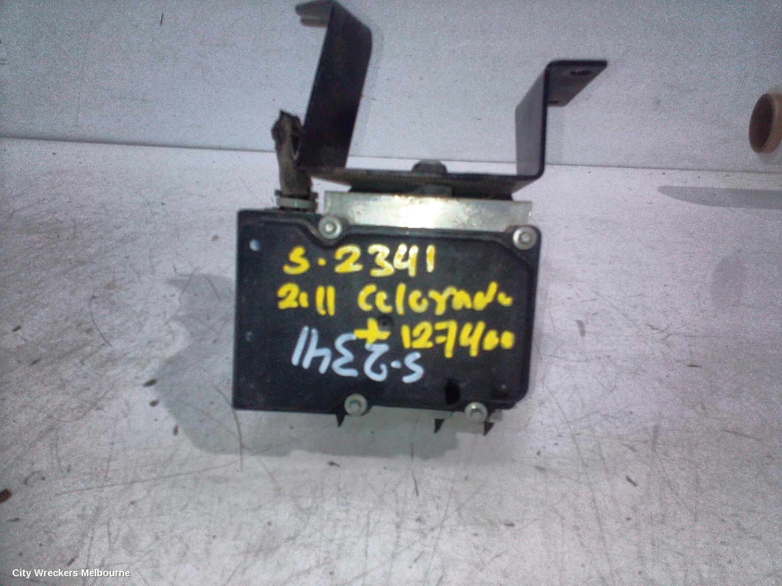 HOLDEN COLORADO ABS PUMP/MODULATOR, RC, DIESEL, 05/2008 - 12/2011