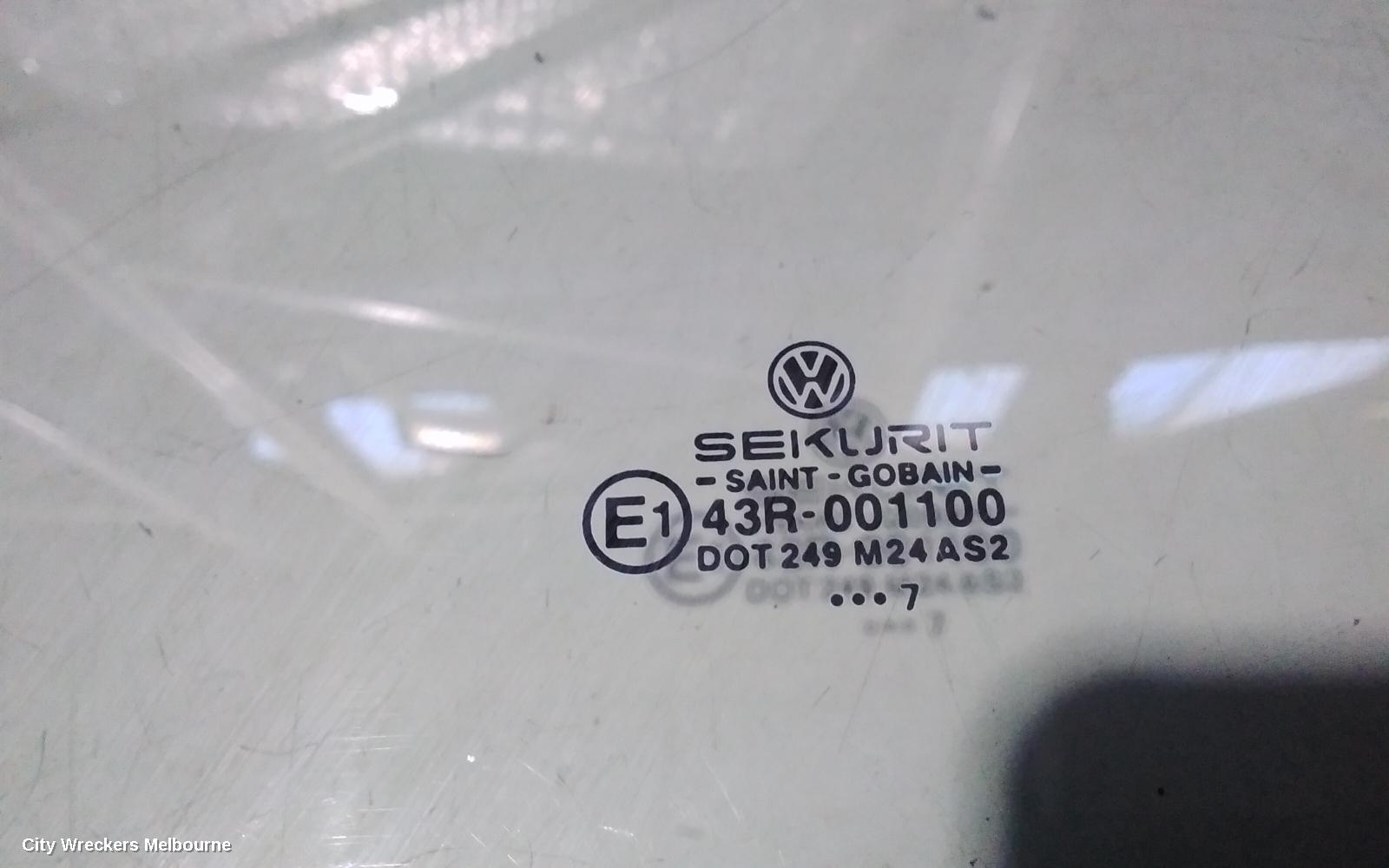 VOLKSWAGEN TRANSPORTER LEFT FRONT DOOR WINDOW, T5, 08/2004 - 06/2015