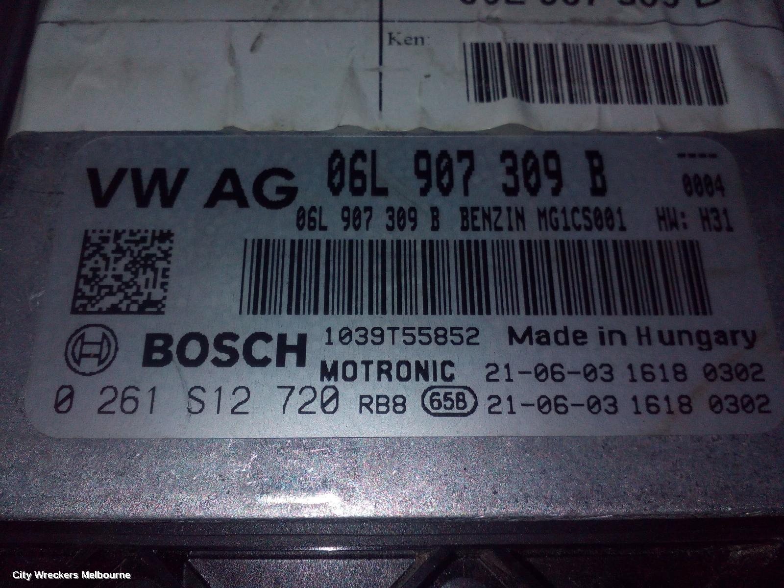 VOLKSWAGEN T-ROC ECU, ENGINE ECU, 2.0, PETROL, CZPB CODE, ECU ONLY, A1, 03/2020 ONWARDS