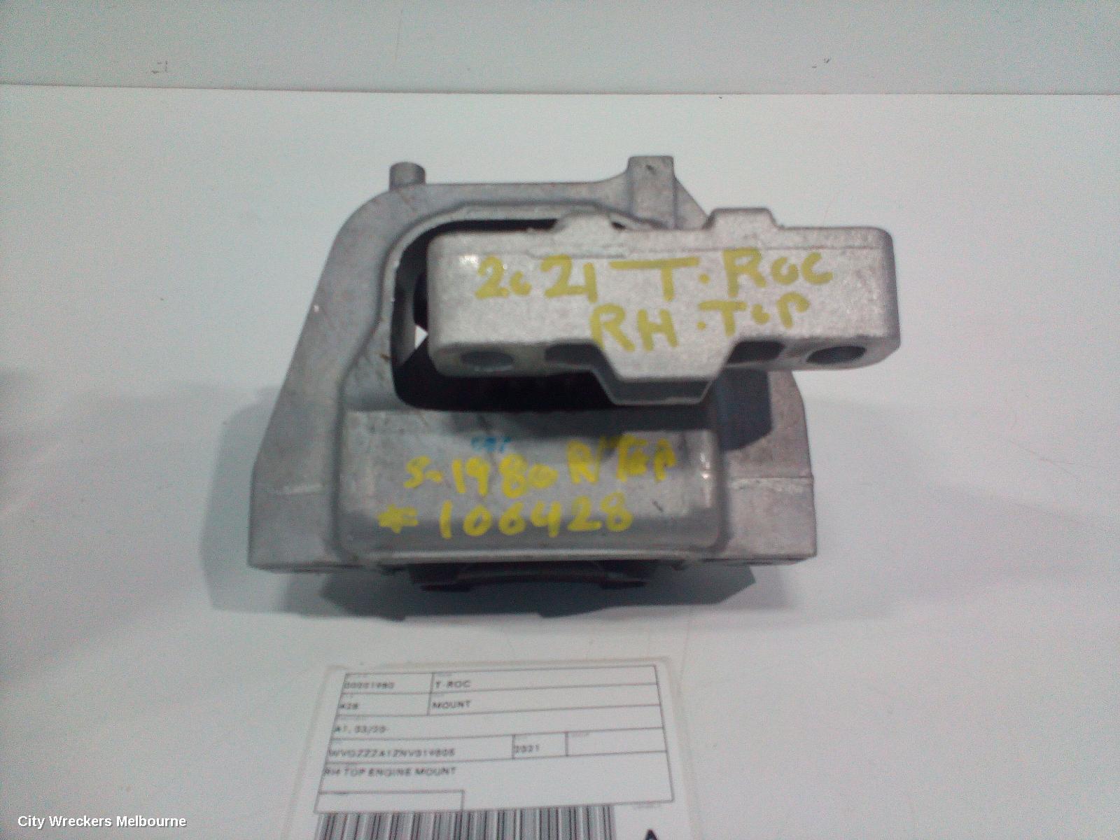 VOLKSWAGEN T-ROC MOUNT, A1, 03/2020 - 12/2025