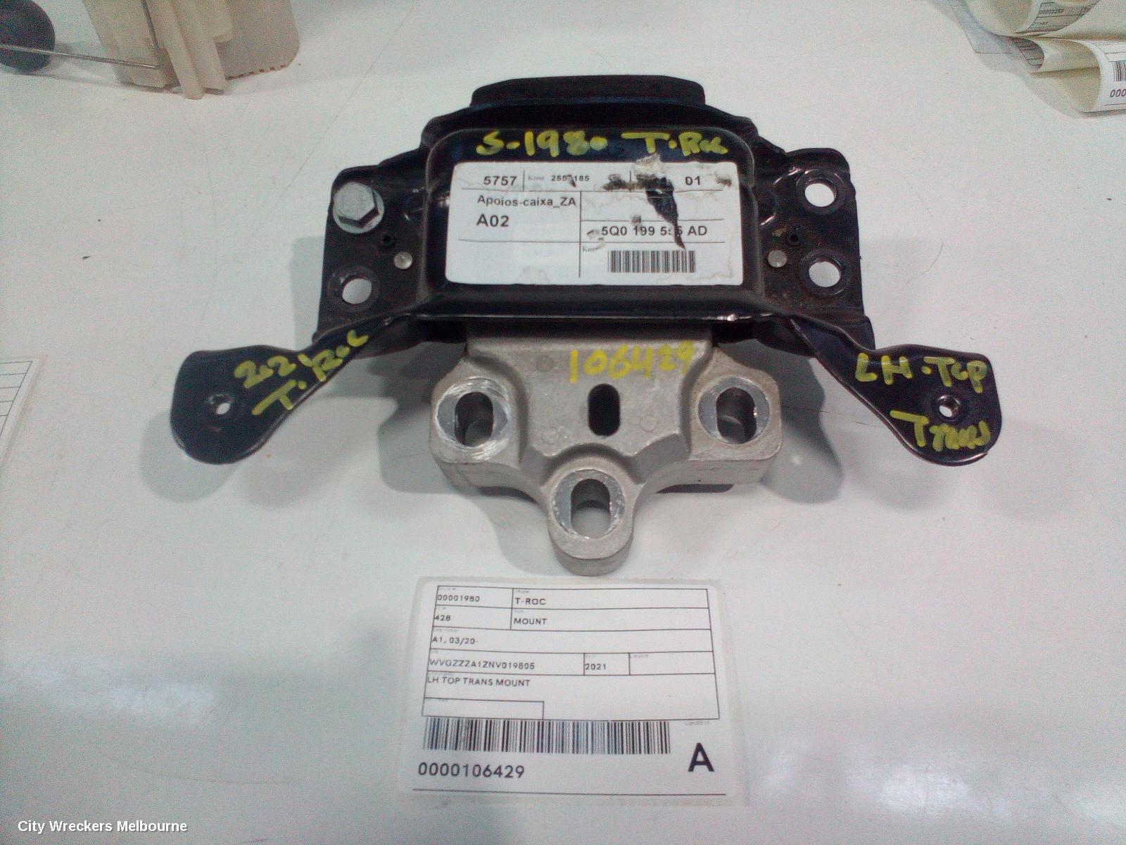 VOLKSWAGEN T-ROC MOUNT, A1, 03/2020 - 12/2025