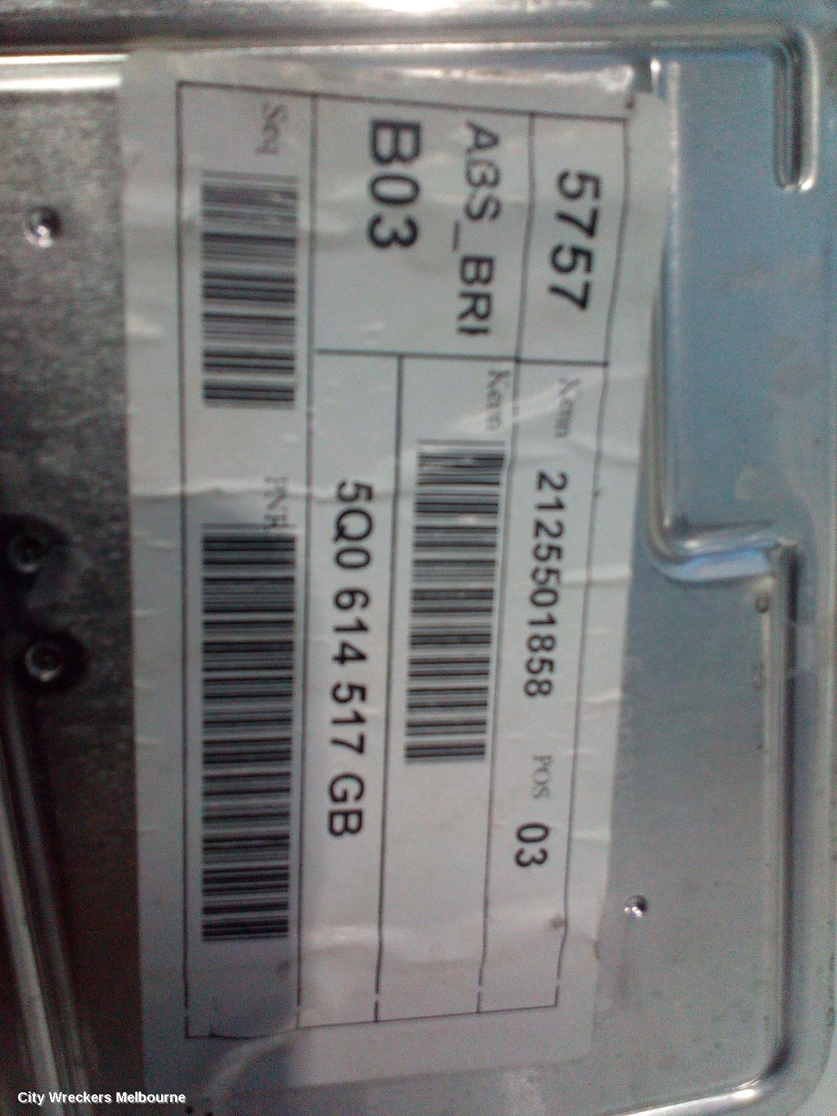VOLKSWAGEN T-ROC ABS PUMP/MODULATOR, A1, 03/2020 - 12/2025