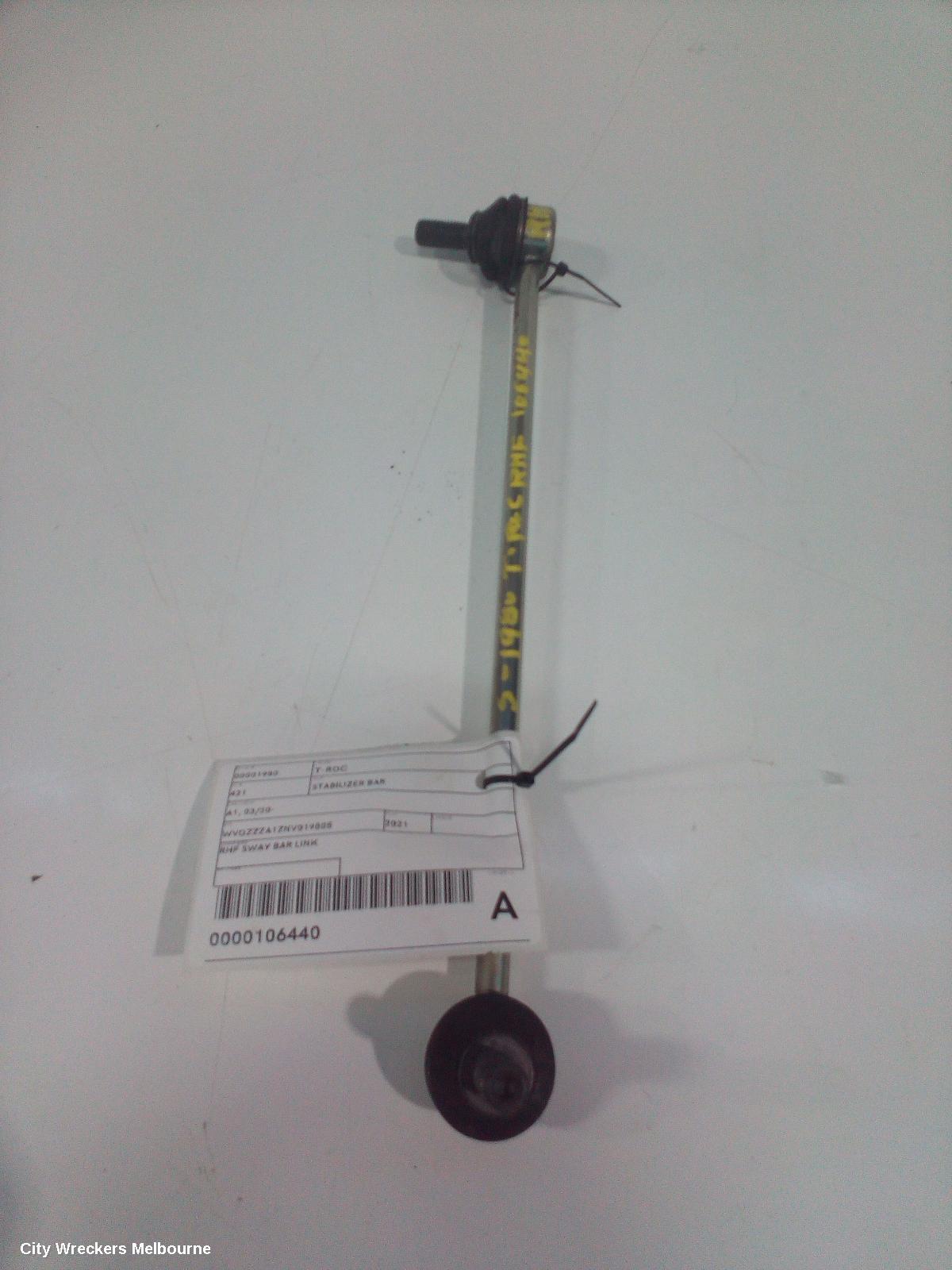 VOLKSWAGEN T-ROC STABILISER BAR, A1, 03/2020 - 12/2025