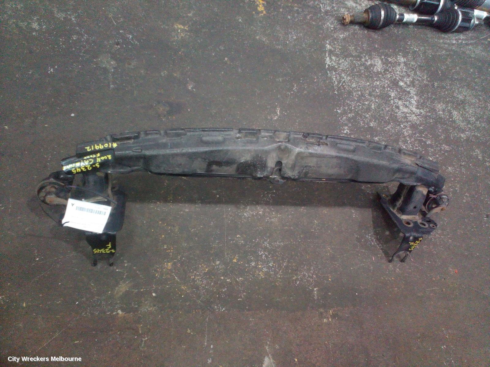 PORSCHE CAYENNE F/BAR REINFORC/BRACK, MAIN REINFORCEMENT, 9PA, 06/2003 - 06/2010