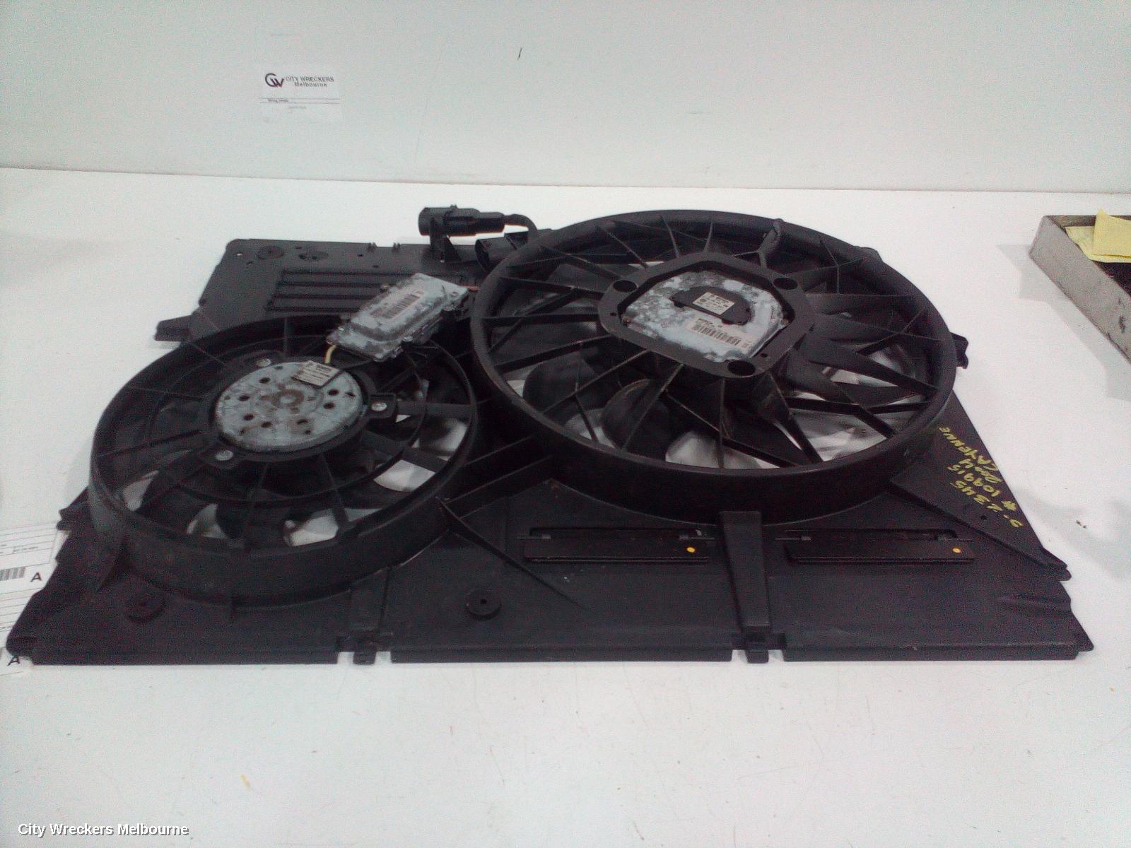 PORSCHE CAYENNE FAN, DOUBLE FAN ASSY, PETROL, 9PA, 06/2003 - 06/2010