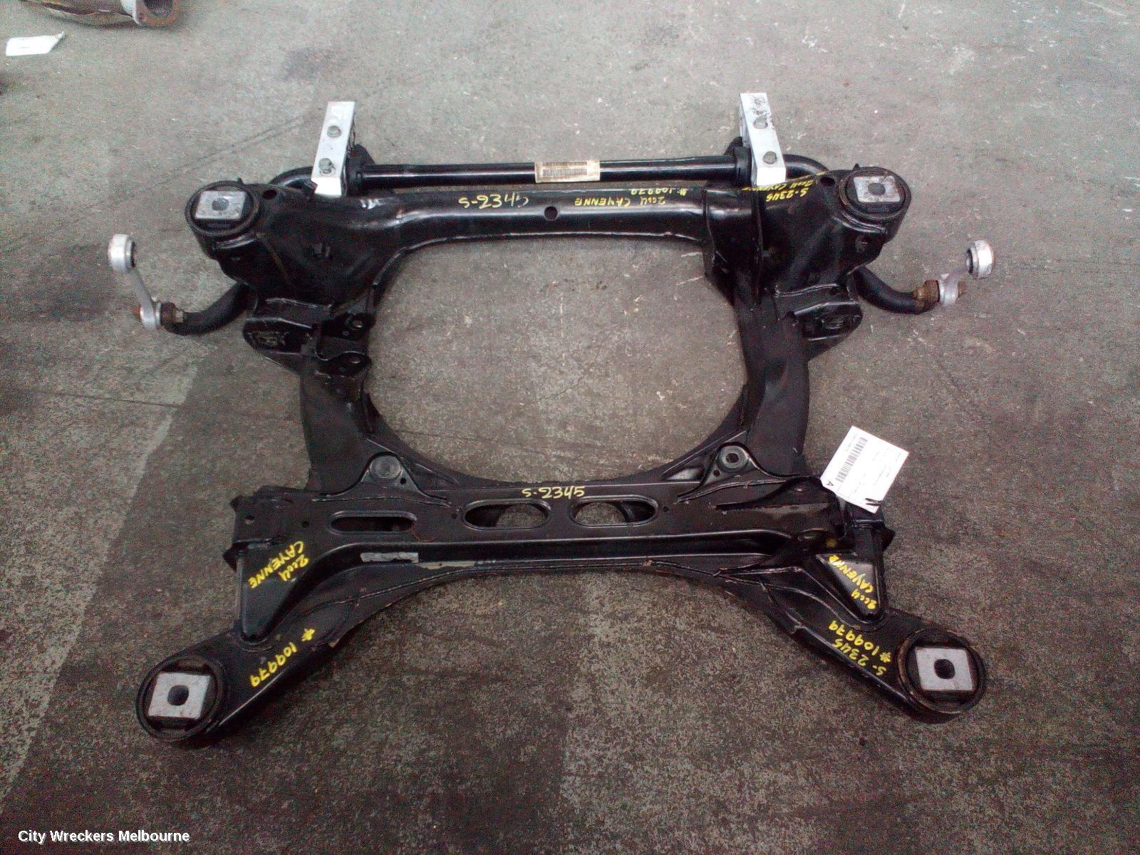 PORSCHE CAYENNE FRT XMEMBER/CRADLE, 9PA, 07/2003 - 05/2010