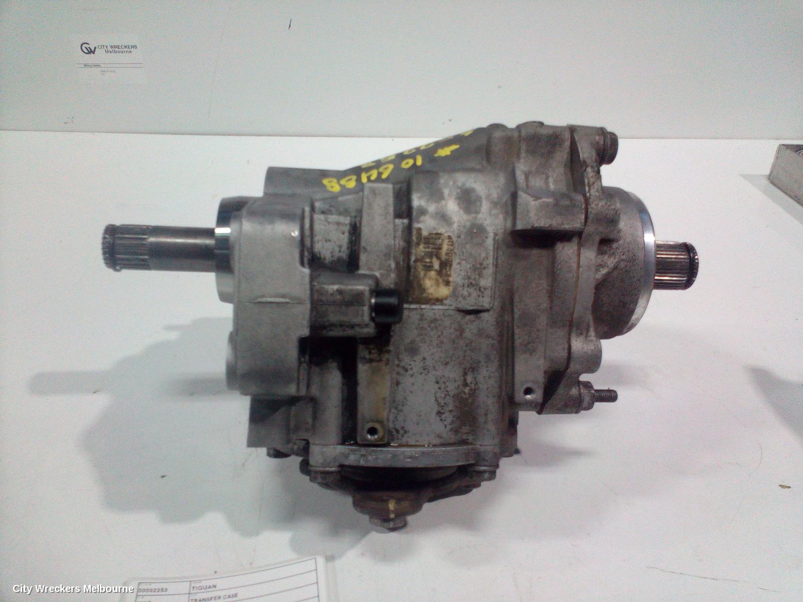 VOLKSWAGEN TIGUAN TRANSFER CASE, AUTO, DIESEL/PETROL, 2.0, AQ450, 6 SPEED, 5N, 05/2008 - 08/2016