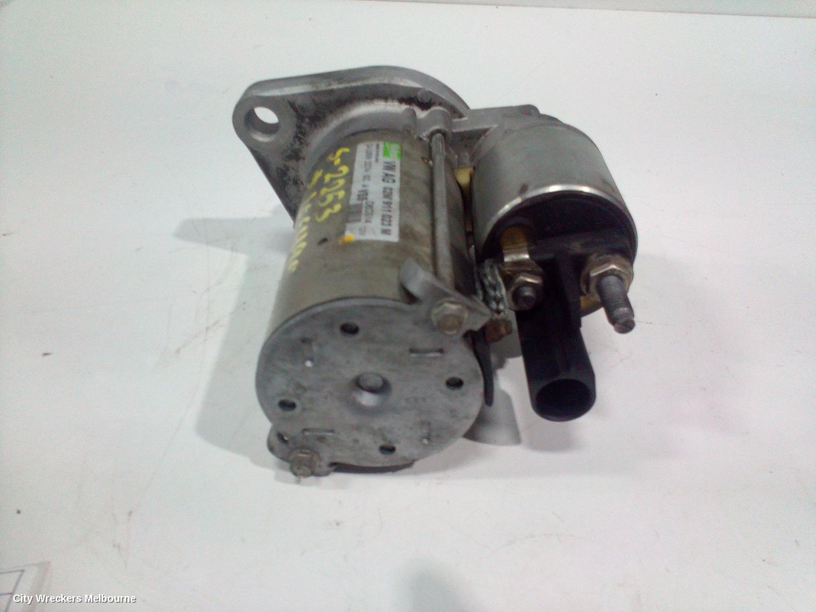 VOLKSWAGEN TIGUAN STARTER, PETROL, 2.0, 5N, CAWA/CCZC/CCZD/CAWB CODE, 05/2008 - 08/2016