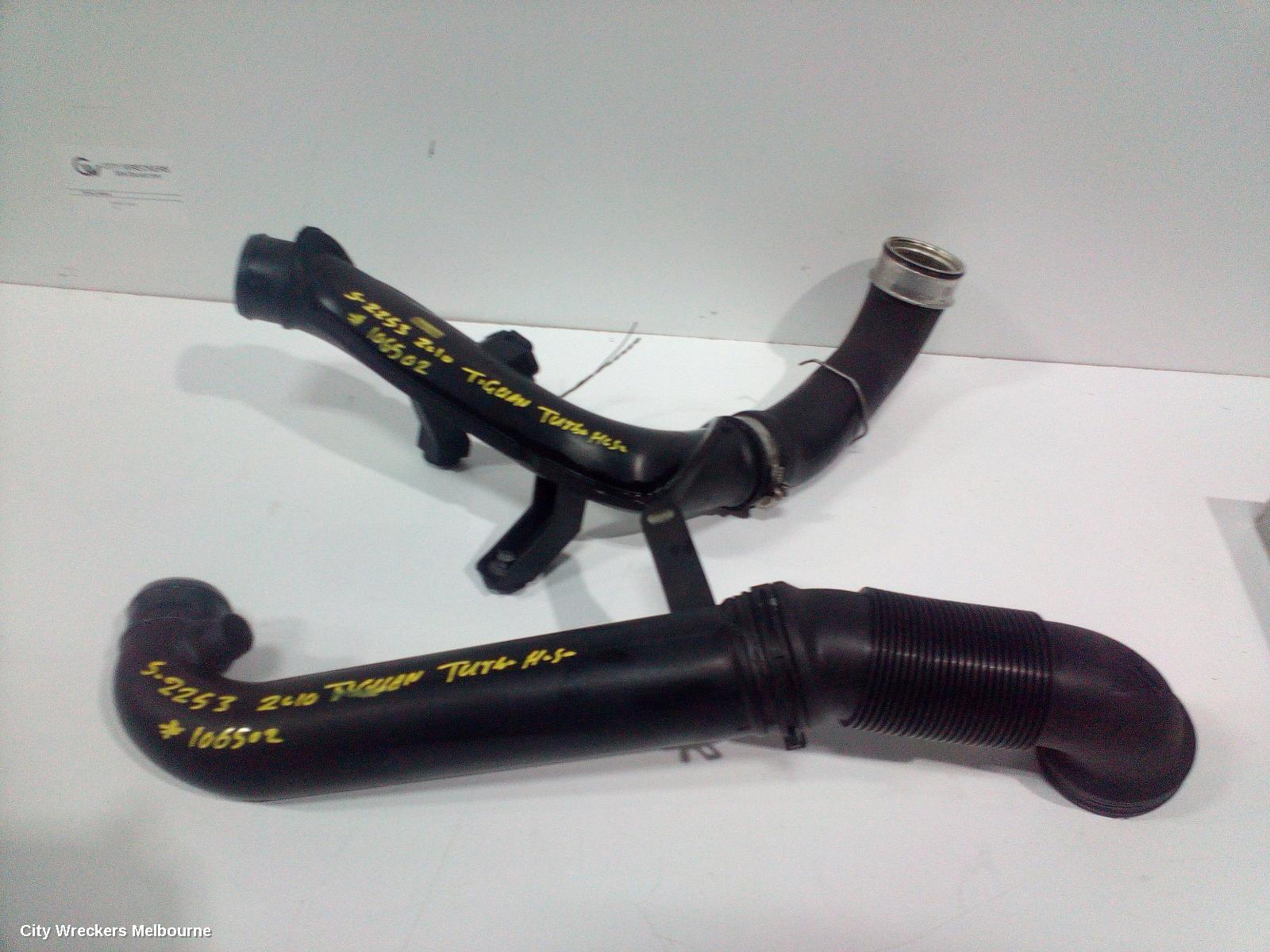 VOLKSWAGEN TIGUAN, 5N 05/2008 - 09/2011, TURBO HOSE: 106502