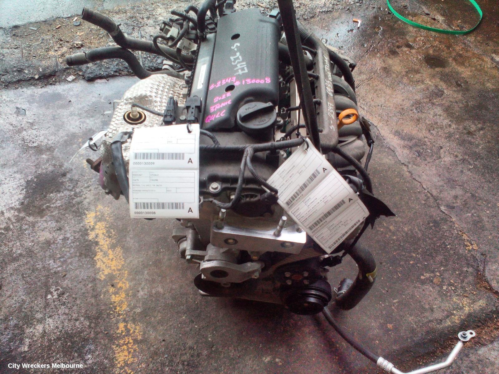 KIA STONIC ENGINE, PETROL, 1.4, G4LC, YB, 08/2020 ONWARDS
