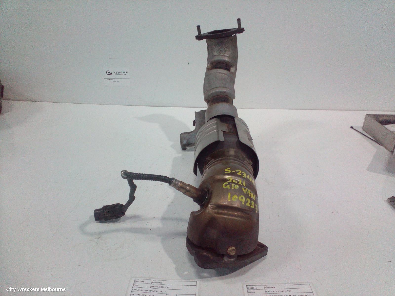 LDV G10 CATALYTIC CONVERTER, DOWNPIPE-CAT TYPE (POST CAT), 2.0, PETROL, SV7A/SV7C, 04/2015 ONWARDS