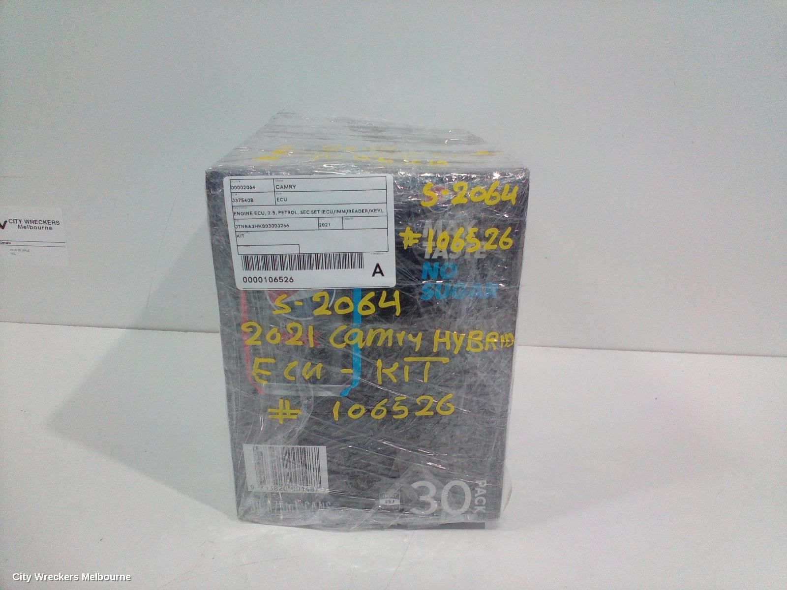 TOYOTA CAMRY ECU, ENGINE ECU, 2.5, PETROL, SEC SET (ECU/IMM/READER/KEY), XV70, 09/2017 ONWARDS