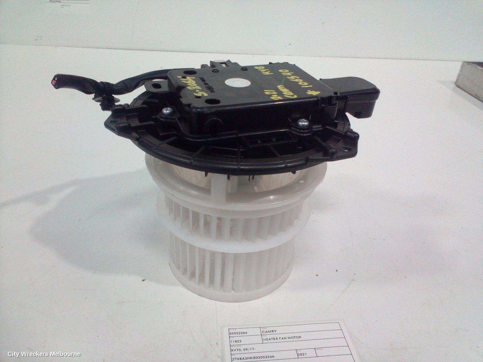TOYOTA CAMRY HEATER FAN MOTOR, XV70, PETROL, 2.5, A25A-FXS, HYBRID TYPE, 09/2017 ONWARDS