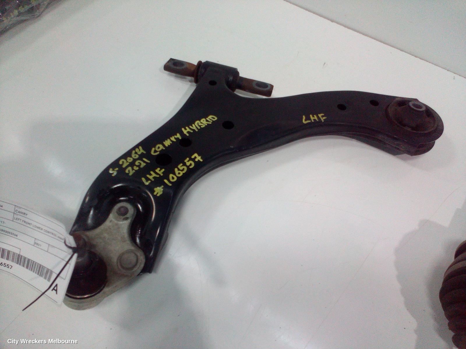 TOYOTA CAMRY LEFT FRONT LOWER CONTROL ARM, XV70, 09/2017 - 05/2024
