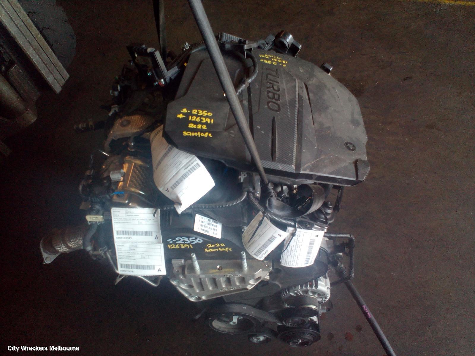 HYUNDAI SANTA FE ENGINE, DIESEL, 2.2, D4HE, TURBO, TM, 12/2020 ONWARDS
