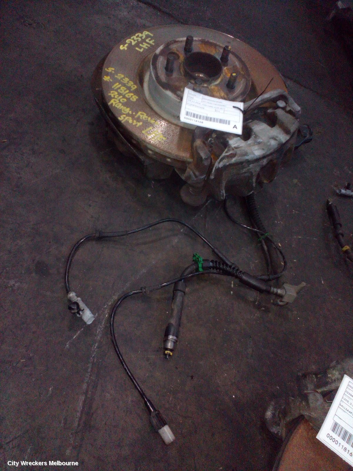LAND ROVER RANGEROVER SPORT LEFT FRONT HUB ASSEMBLY, L320, 3.0, DIESEL, TWIN TURBO, 09/2009 - 05/2013