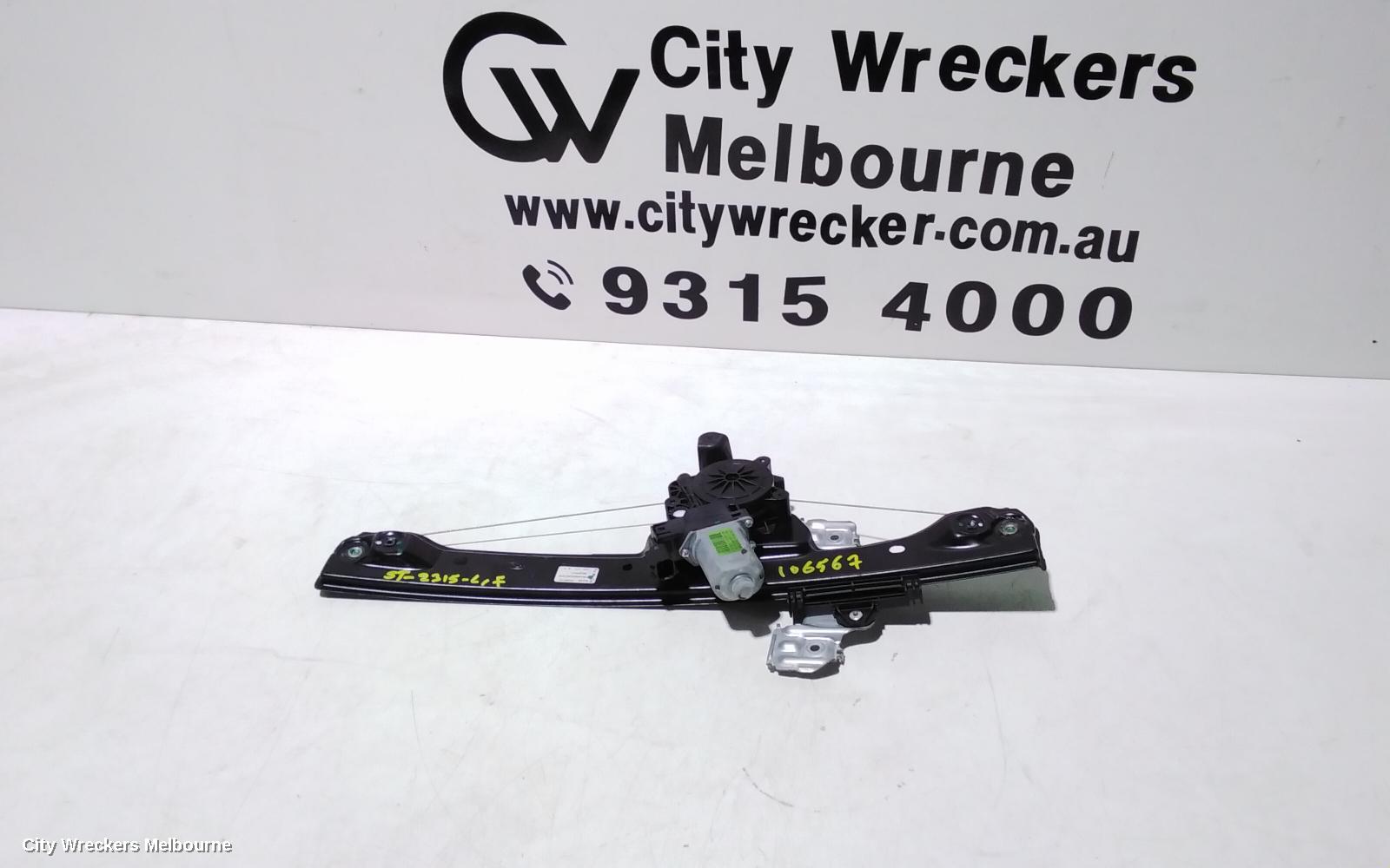 FORD ECOSPORT LEFT FRONT WINDOW REG/MOTOR, BK-BL, 11/2013 - 01/2020