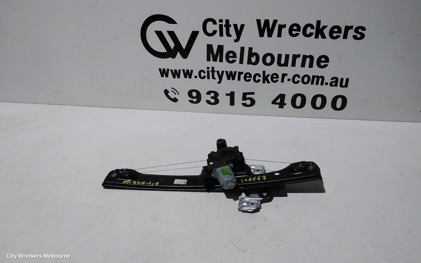 FORD ECOSPORT LEFT FRONT WINDOW REG/MOTOR, BK-BL, 11/2013 - 01/2020