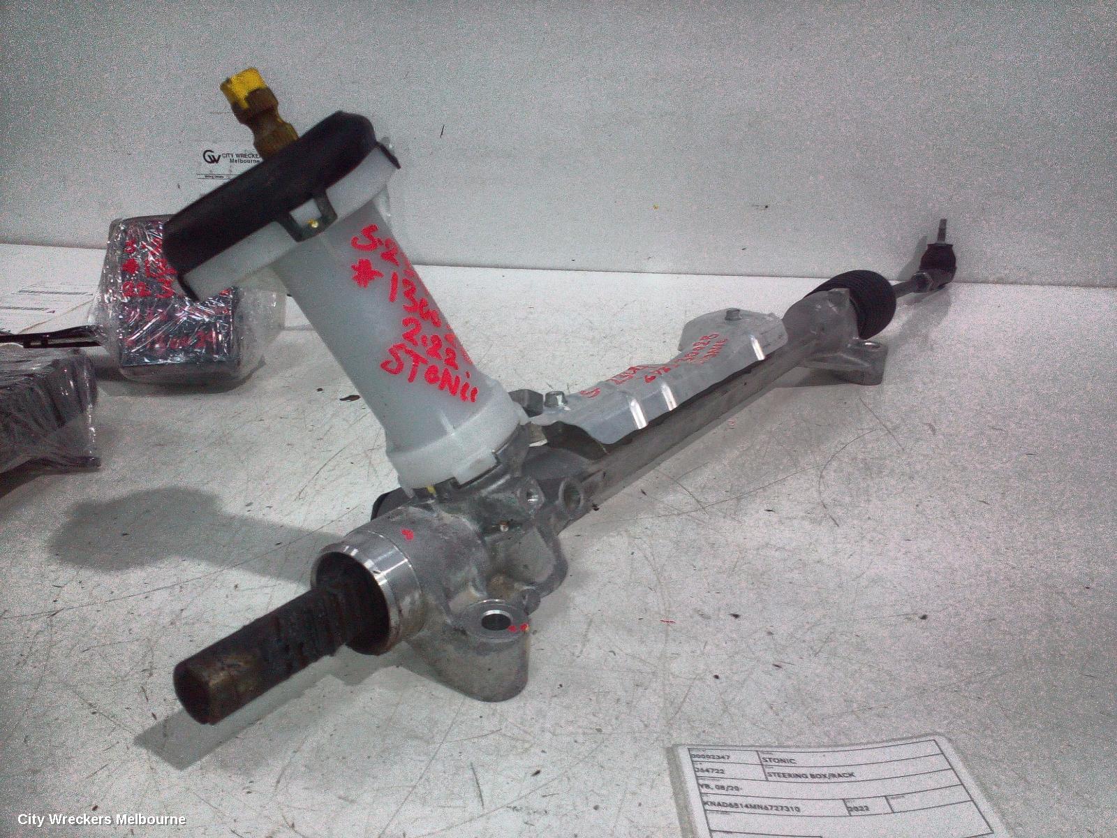 KIA STONIC STEERING BOX/RACK, YB, 08/2020 ONWARDS