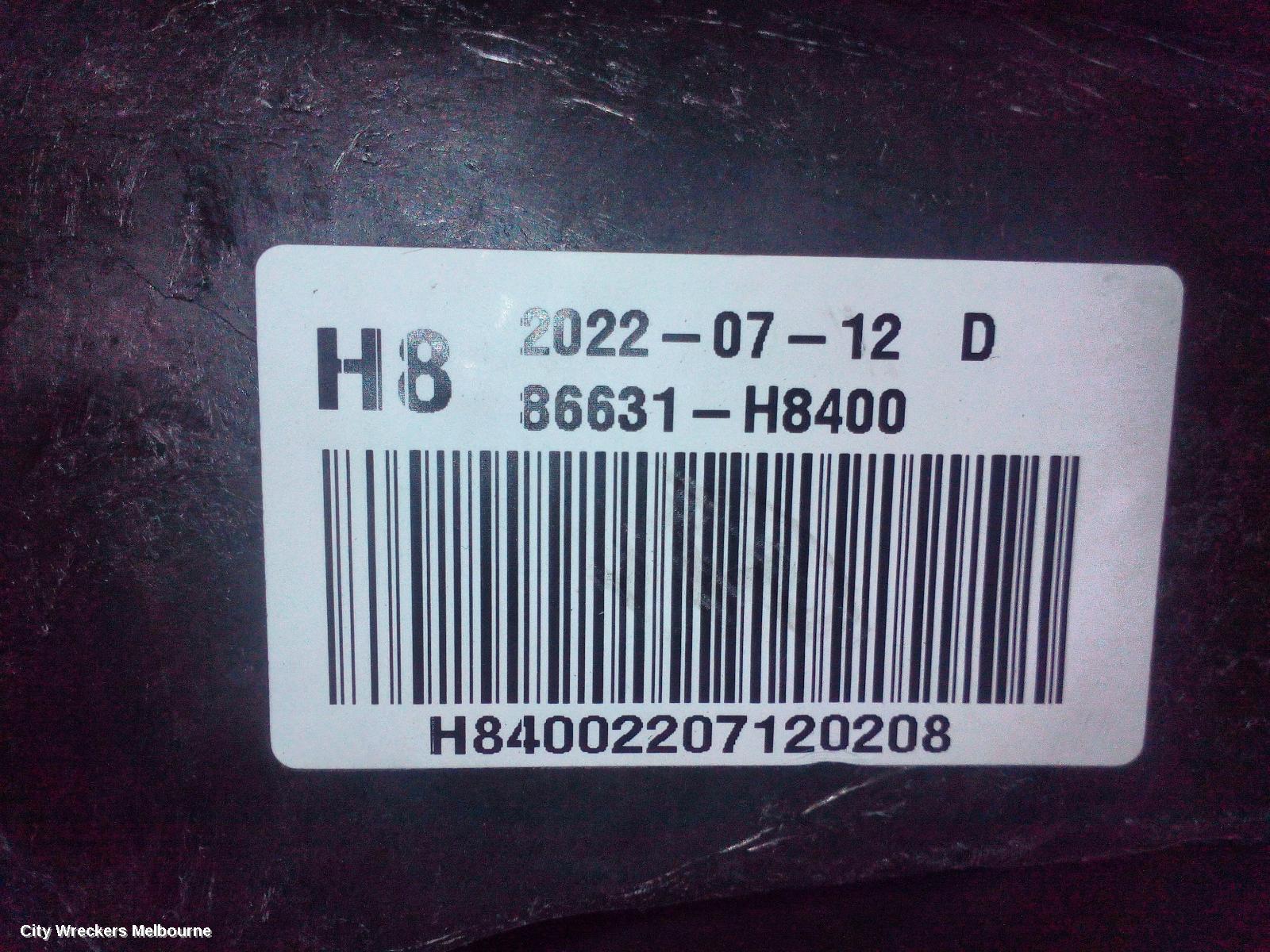 KIA STONIC R/BAR BRACKET/REINFO, MAIN REINFORCEMENT, YB, SPORT, 08/2020 ONWARDS