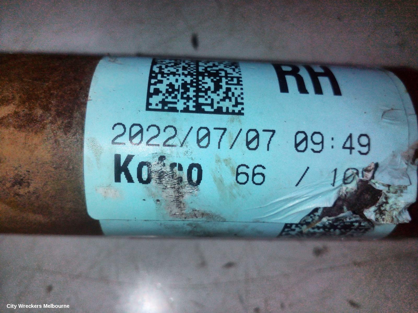 KIA STONIC RIGHT DRIVESHAFT, YB, 08/2020 ONWARDS