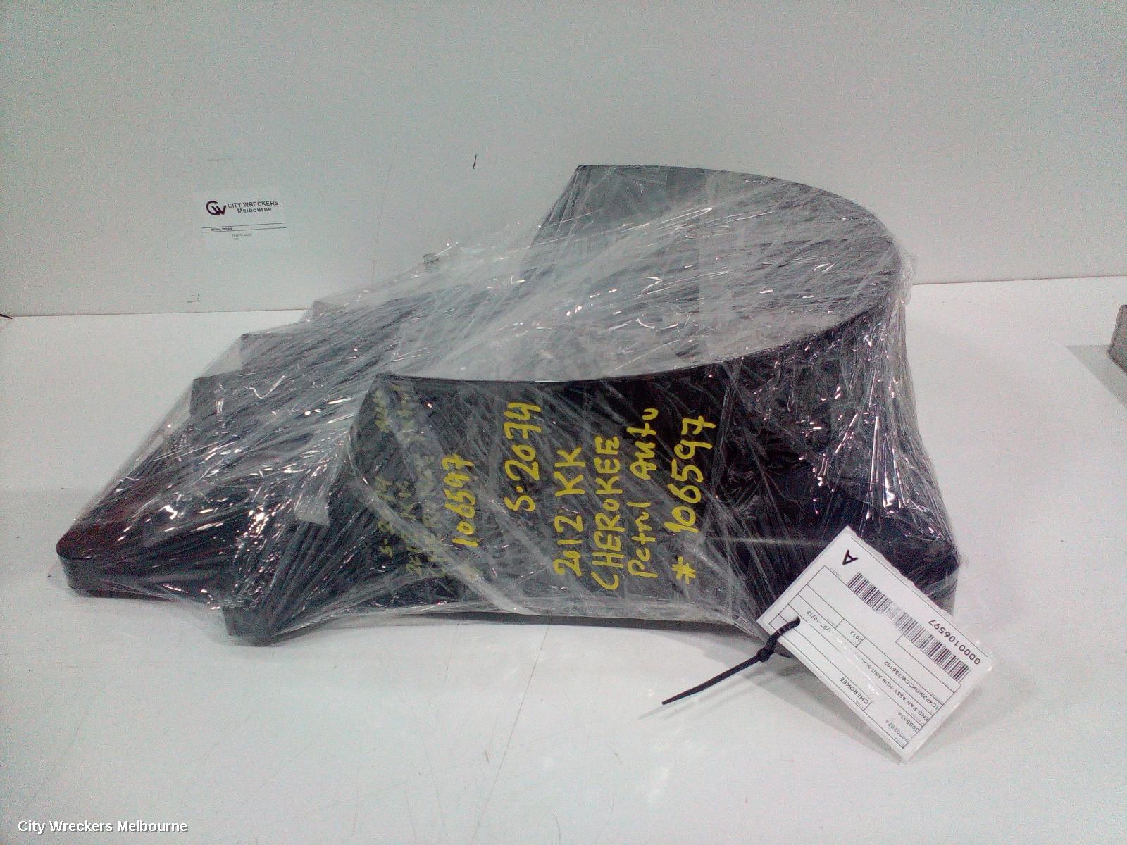 JEEP CHEROKEE FAN, ELECT RAD FAN, 3.7, KK, 11/2007 - 10/2012
