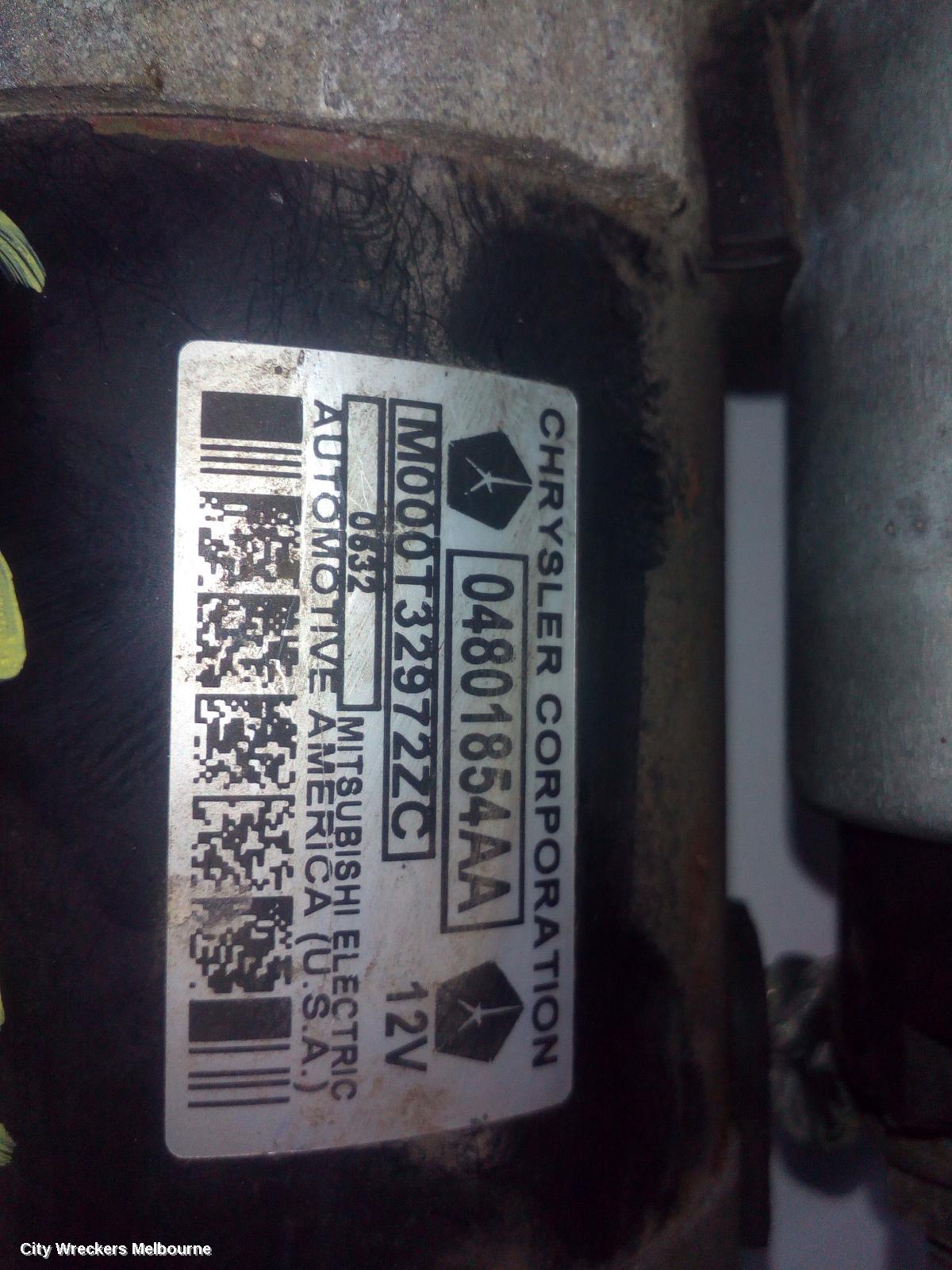 JEEP CHEROKEE STARTER, PETROL, 3.7 V6, KK, 11/2007 - 10/2012