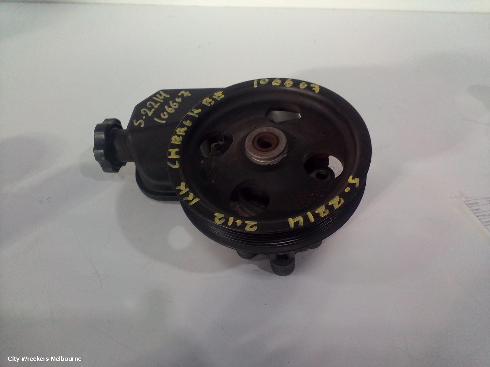 JEEP CHEROKEE STEERING PUMP, PETROL, 3.7, KK, 11/2007 - 10/2012