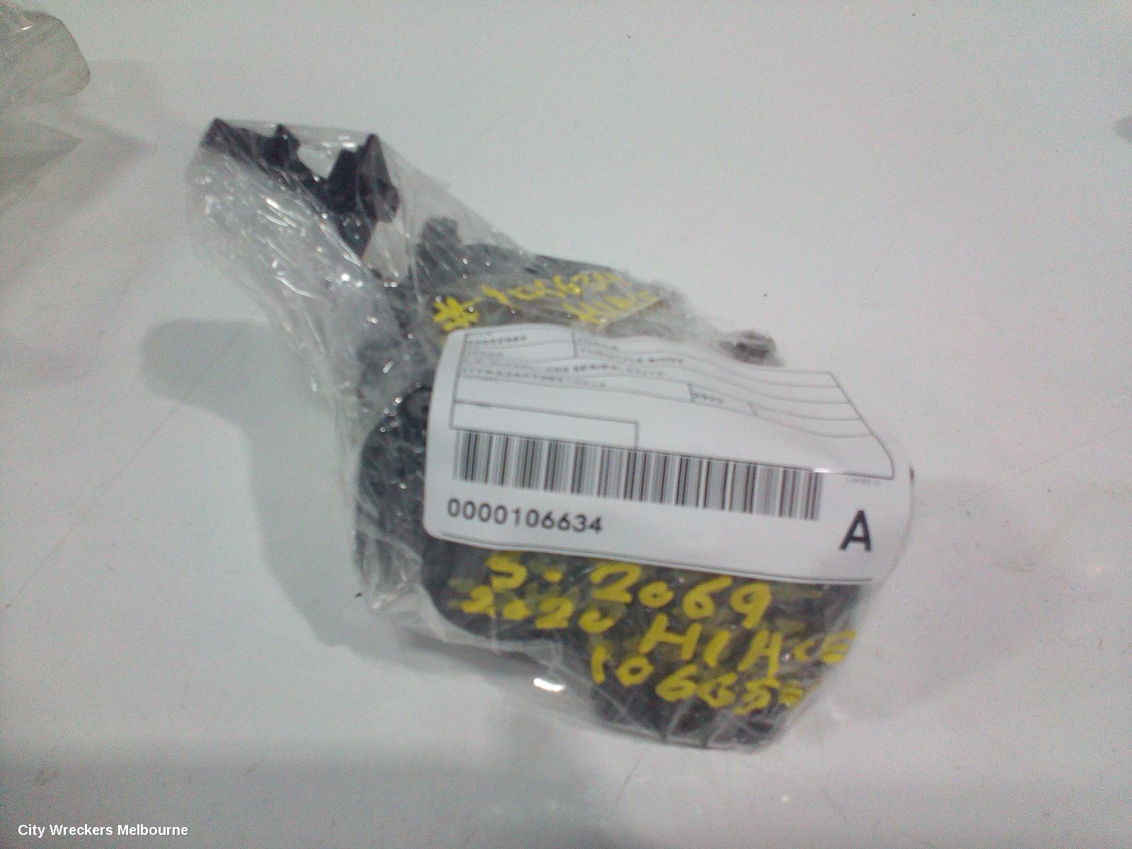 TOYOTA HIACE THROTTLE BODY, 2.8, DIESEL, 300 SERIES, 04/2019 ONWARDS