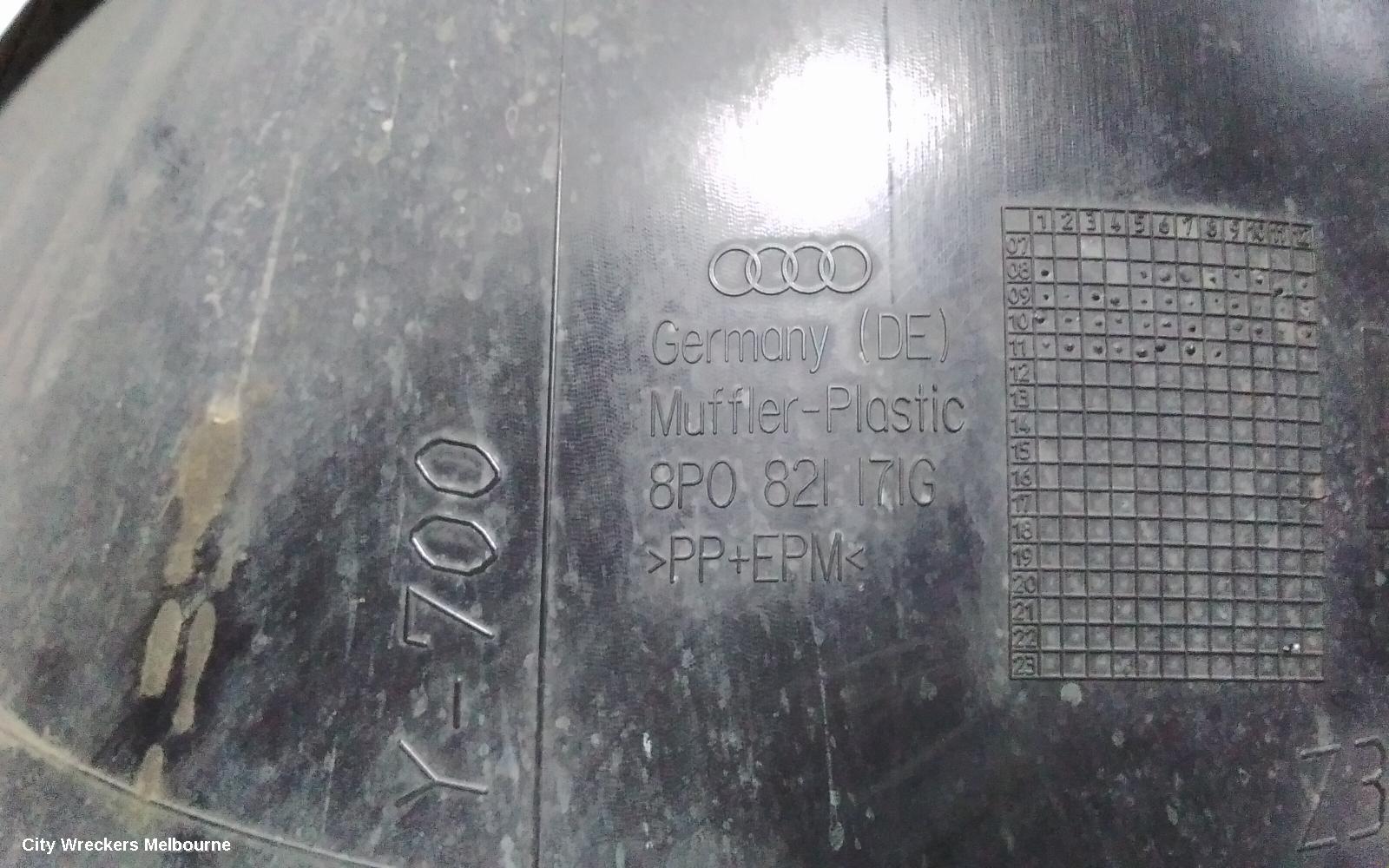 AUDI A3 LEFT GUARD LINER, A3, 8P, CABRIO, FRONT SECTION, 07/2008 - 04/2013