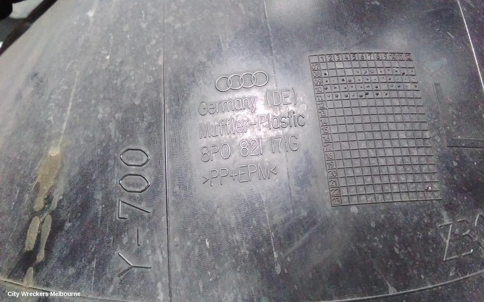 AUDI A3 LEFT GUARD LINER, A3, 8P, CABRIO, FRONT SECTION, 07/2008 - 04/2013