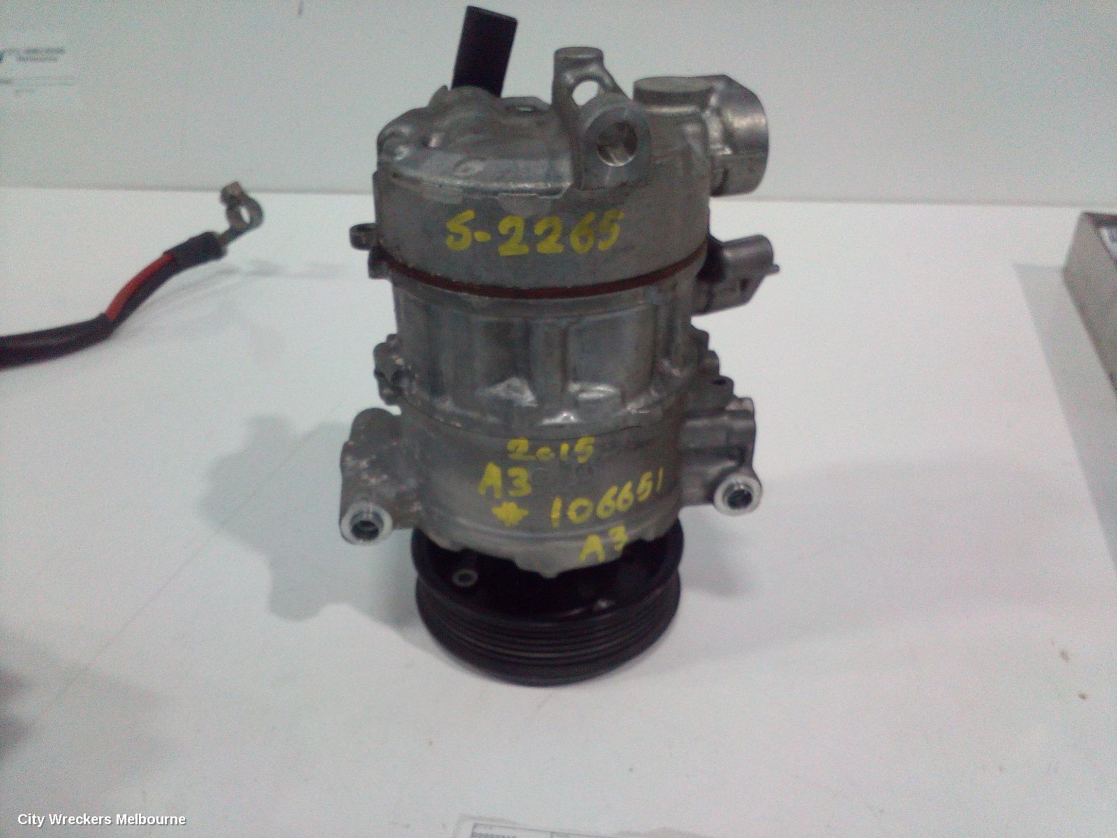 AUDI A3 A/C COMPRESSOR, 8V, PETROL, A3/S3, 05/2013 - 10/2020